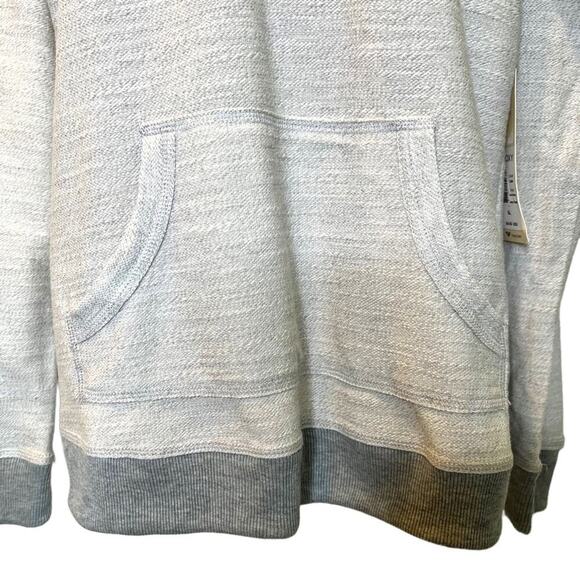 ROXY Pullover Hoodie The One Time Sweater in Light Heather Gray Size XL - Picture 5 of 8